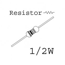 RESISTORS 1/2W 470OHM 1% 10PCS