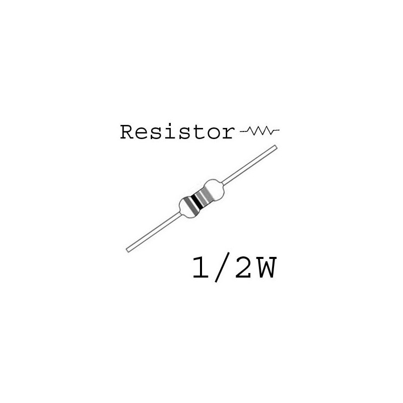 RESISTORS 1/2W 470OHM 1% 10PCS