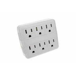 GROUNDED WALL OUTLET 2 TO 6 OUTLETS