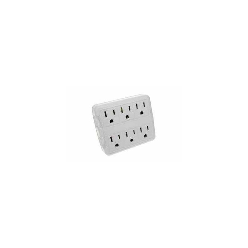 GROUNDED WALL OUTLET 2 TO 6 OUTLETS