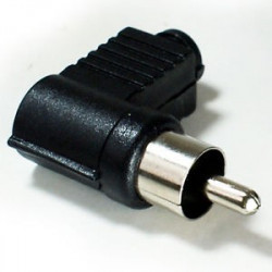 RCA RIGHT ANGLE CONNECTOR SOLDER TYPE