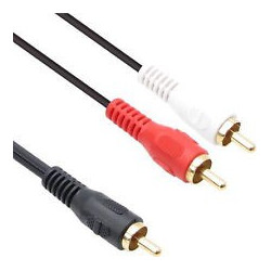 CABLE 1RCA (M)/ 2RCA(M) CABLE CG-123 6FT