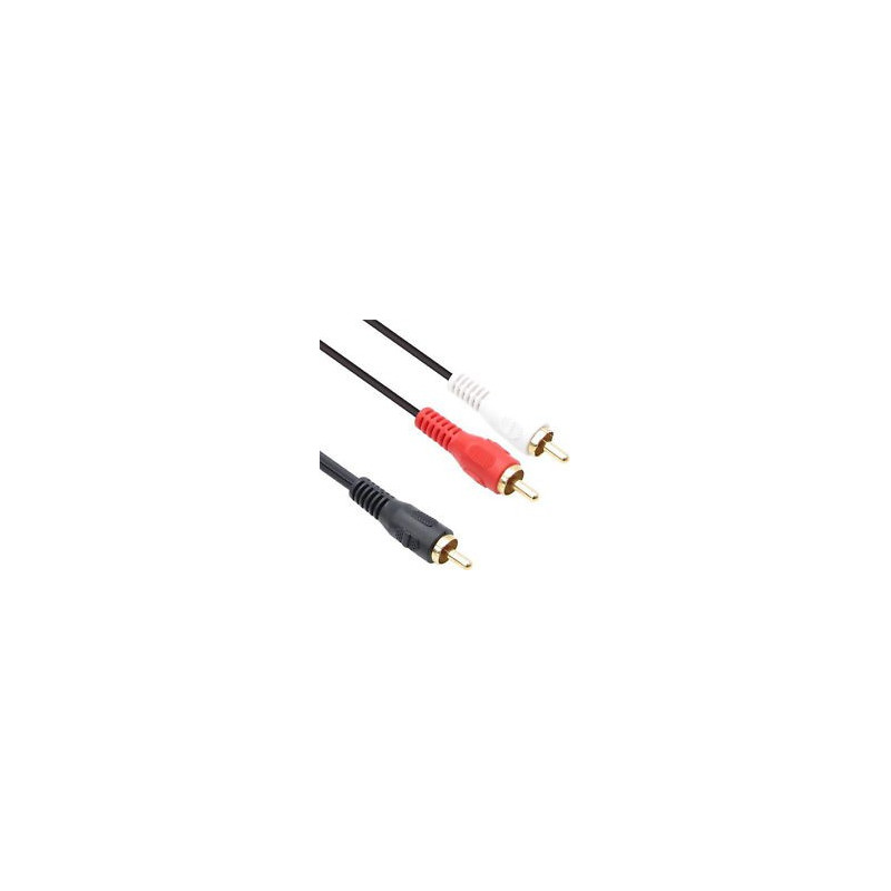 CABLE 1RCA (M)/ 2RCA(M) CABLE CG-123 6FT