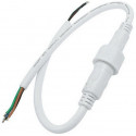 5 PIN WATER PROOF (SMALL) CONNECTOR M/F WHITE