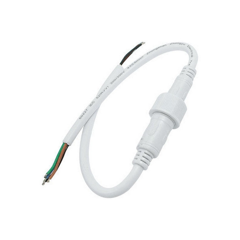 5 PIN WATER PROOF (SMALL) CONNECTOR M/F WHITE