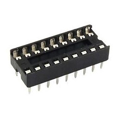 IC SOCKET 18-PINS 4PCS