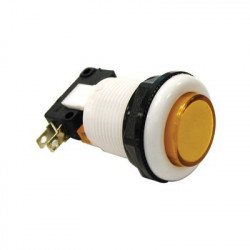 PUSH BUTTON SWITCH PS-300C1 YELLOW MOMENTARY