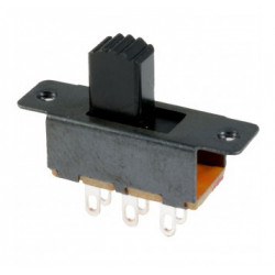 SLIDE SWITCH 6 PIN DPDT ON-ON