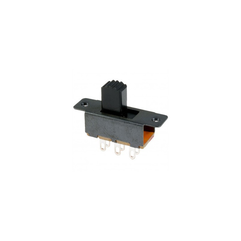 SLIDE SWITCH 6 PIN DPDT ON-ON