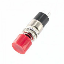 PB N/O MOMENTARY RED PUSH BUTTON