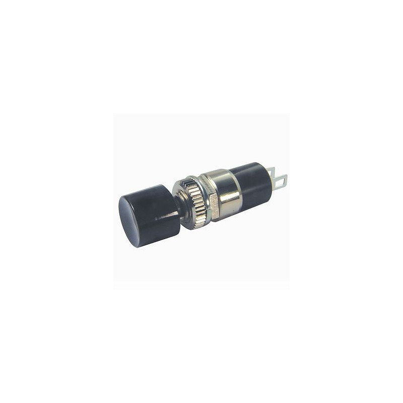 PUSH BUTTON (MAYAMA) BLACK MOMENTARY N/C DS-194NC