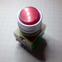 PUSH BUTTON, W/ 12V LED,...