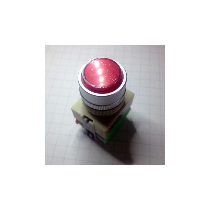 PUSH BUTTON, W/ 12V LED, ALTERNATE, Y090-RZS