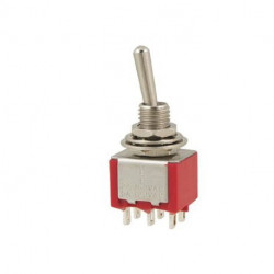 TOGGLE SWITCH,SPDT,ON-OFF-(ON),5A,SOLDER LUG