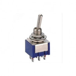 TOGGLE SWITCH,DPDT,ON-ON,4A,SOLDER LUG