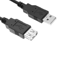 USB CABLE, A TO A, F/M, 1.5M (5FT)