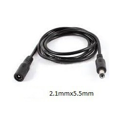 COAXIAL 2.1MM 4M 22AWG F/M EXTENSION CABLE