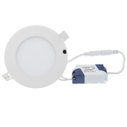 LED CEILING PANEL LIGHT, ROUND, 3W, COLD WHITE