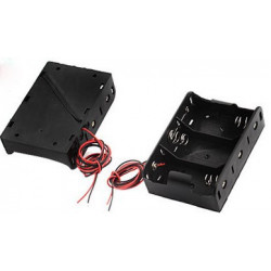 BATTERY HOLDER, Dx3 W/ WIRE