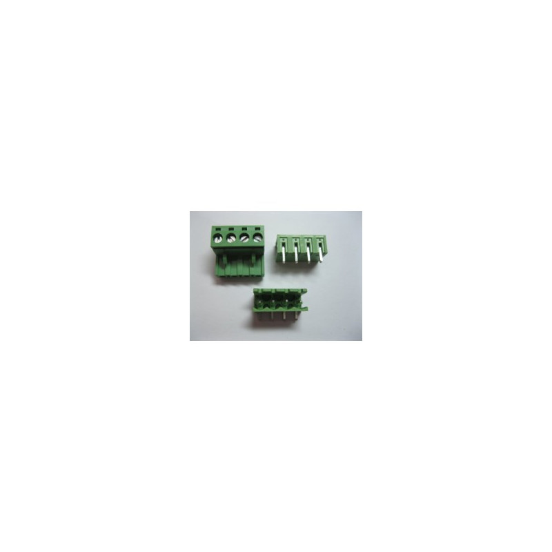 TERMINAL BLOCK 5.08MM 4-POS, 90D MOUNT PCB, 2SET