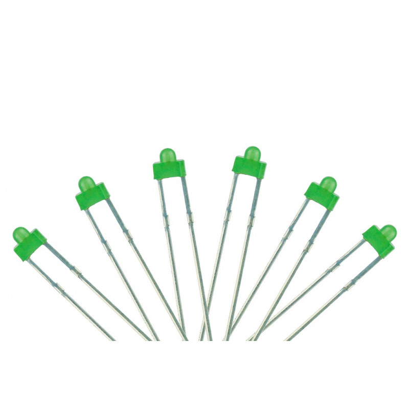 LED 1.8MM GREEN 4PCS