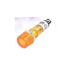 PILOT LAMP (LED) 12VDC ORANGE (FLAT TOP)