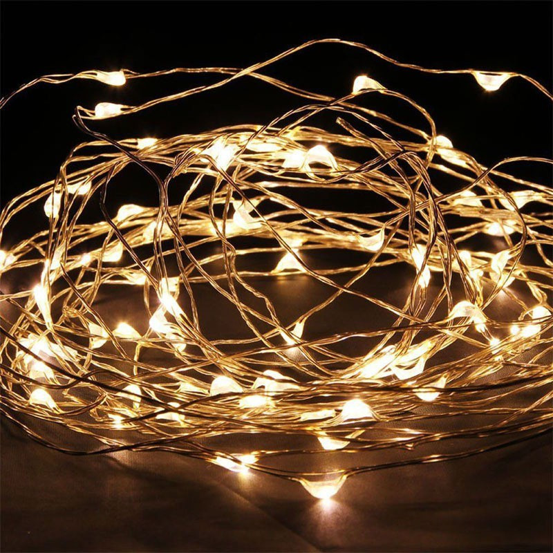 LED STRING LIGHT, WARM WHITE, 5V 10M-100LED IP65