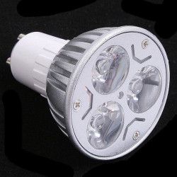 LED SPOT LIGHT, GU10, 110V, 3x1W, COLD WHITE