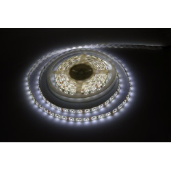 LED STRIP, 3528, 120LED, W/ SILICON COLD WHITE