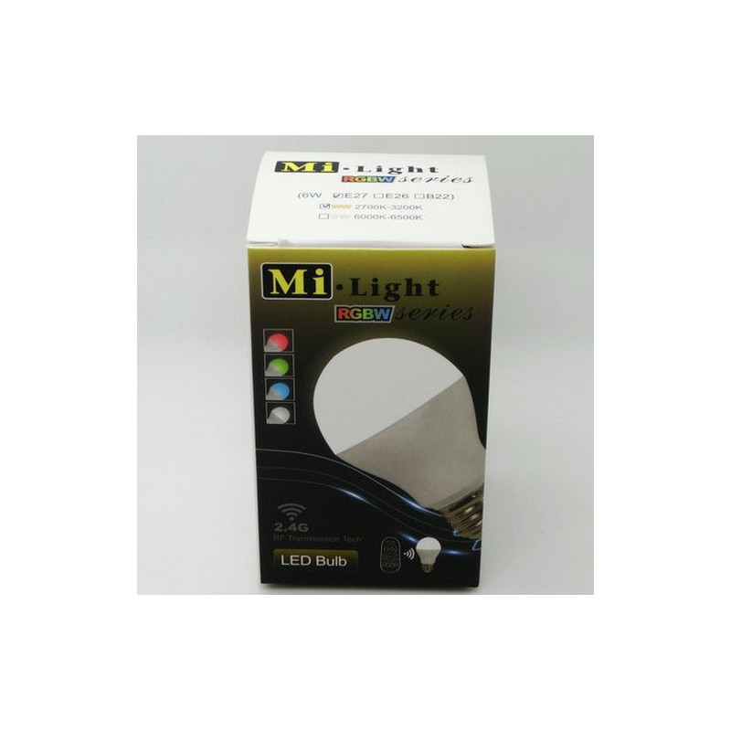 MI-LIGHT SERIES, E27 LED BULB, 6W