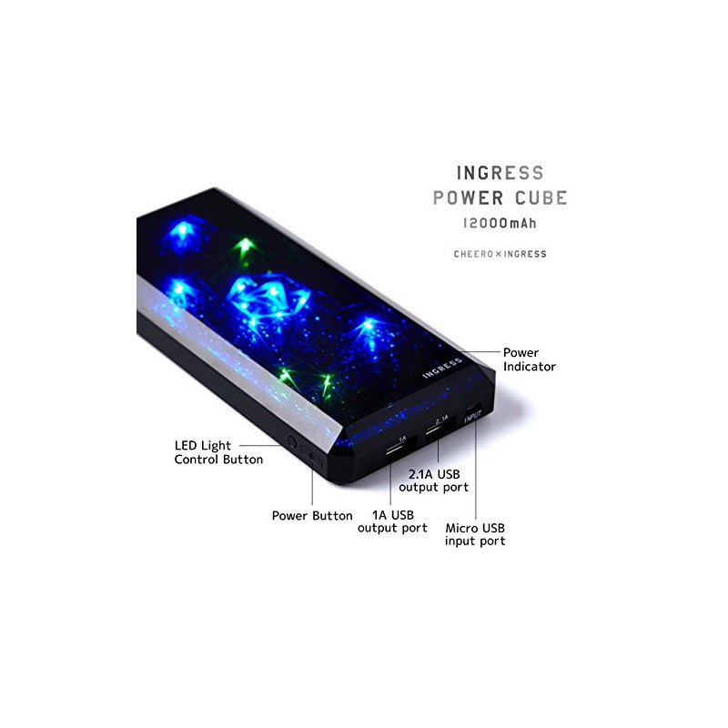 CHEERO INGRESS POWER CUBE 12000mAh