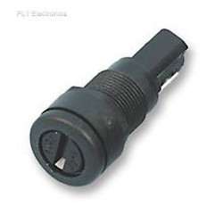 FUSE HOLDER 20x5MM ROUND W/SCREW CAP