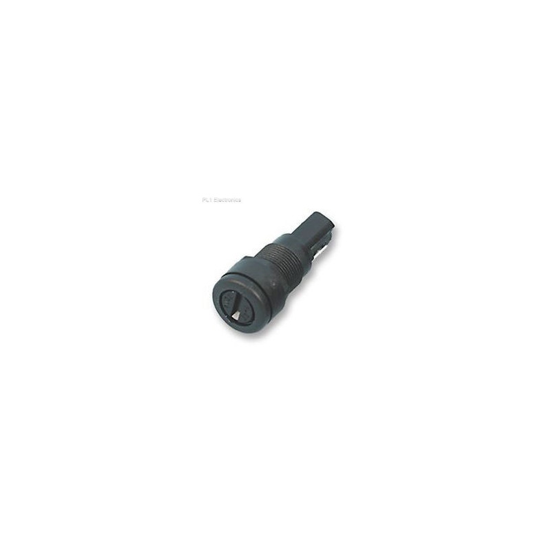 FUSE HOLDER 20x5MM ROUND W/SCREW CAP