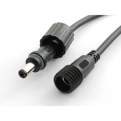 2.1MM WATER PROOF INLINE CONNECTOR W/WIRE