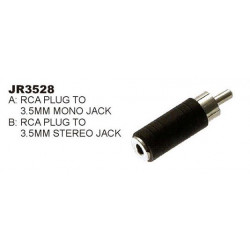 CONNECTORS 3.5MM JACK TO RCA PLUG SLF-3528