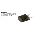 MULTI PLUG 2-FLAT TO 2-ROUND SLF-4108