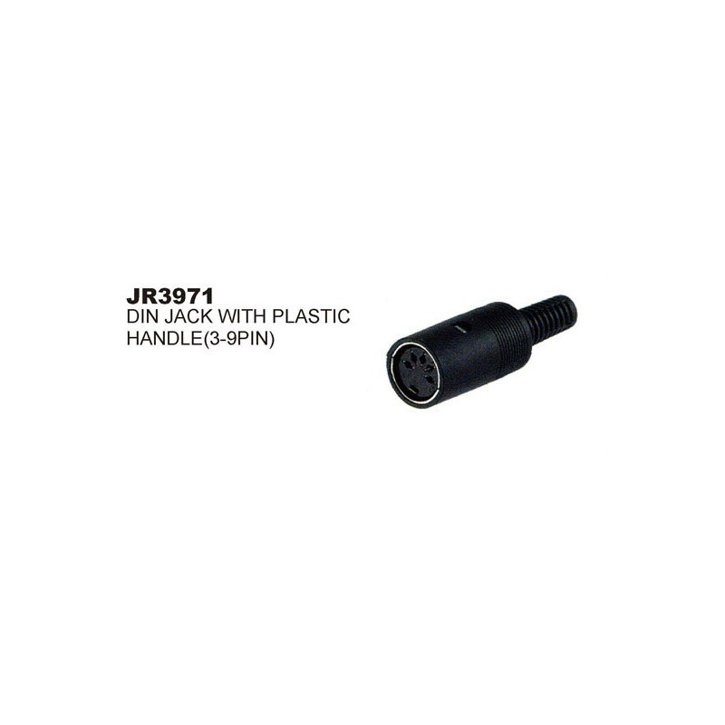 DIN JACK 6-PIN INLINE 25-160-0/SLF-3971