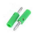 BANANA PLUG GREEN 2PCS