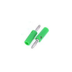 BANANA PLUG GREEN 2PCS