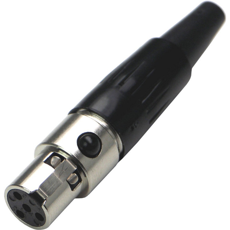 XLR MINI 4-PIN JR-2728 FEMALE