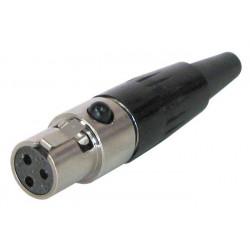 XLR MINI 3-PIN JR-2728 FEMALE