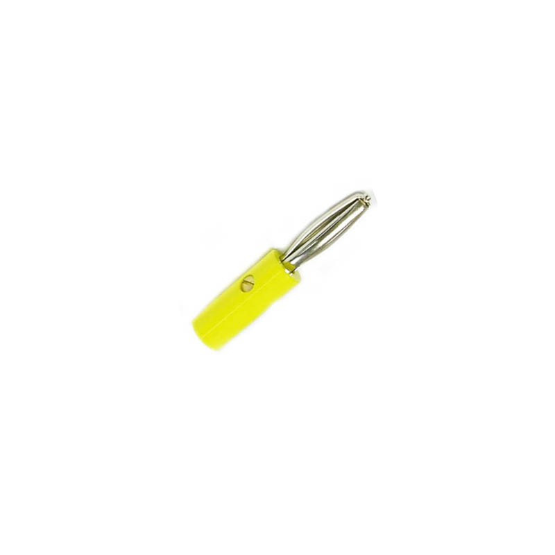 BANANA PLUG YELLOW 2PCS