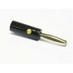 BANANA PLUG "BELGIN" BLACK