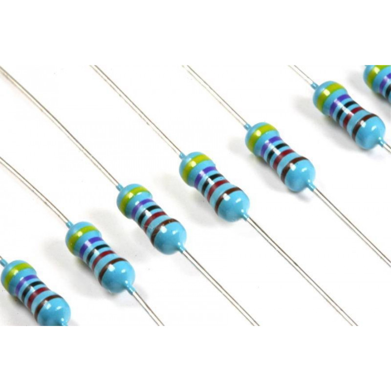 RESISTORS 1/4W 7.5OHM 1% 10PCS