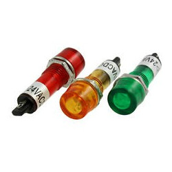 PILOT LAMP 120V AC NEON ORANGE N-034