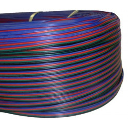 4 CORE WIRE FLAT (RGB) 4 X 22AWG