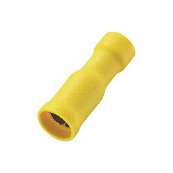 BULLET CONNECTORS (FEMALE) YELLOW FRD5.5-195 10PCS