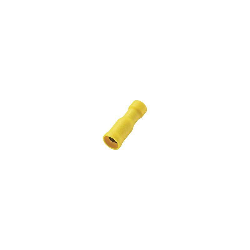 BULLET CONNECTORS (FEMALE) YELLOW FRD5.5-195 10PCS