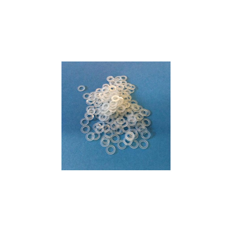 PLASTIC WASHER M3X8X1 10/PKG