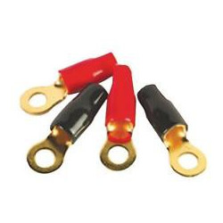 CONNECTORS, RING TERMINALS 5/16", GOLD 8AWG 2PCS